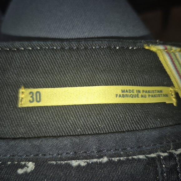 Wide-Leg Dark Blue Denim Jeans Maeve By Anthropologie Size 30 / 10 - Picture 5 of 6